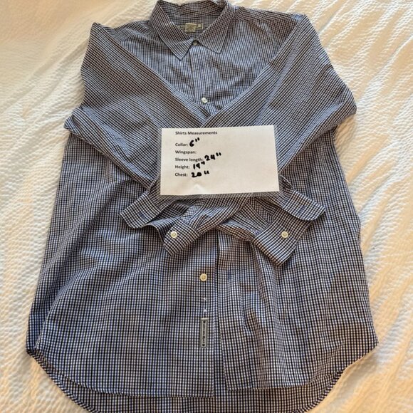 LUCKY BRAND Single Needle Tailored Long Sleeve Button Up Shirt Men's L - Picture 3 of 5